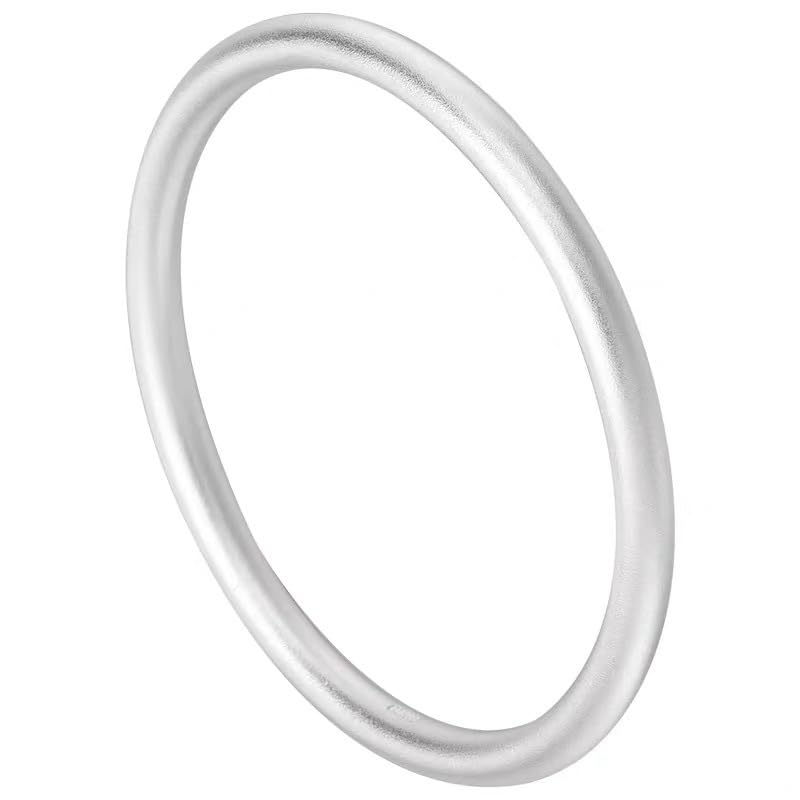 Brazalete de plata ley 999 para lucir a diario con moda simple y elegante