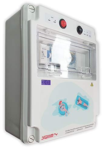 Swimhome Tableau électrique pour piscine avec transformateur 100 W AC et télécommande ON/Off