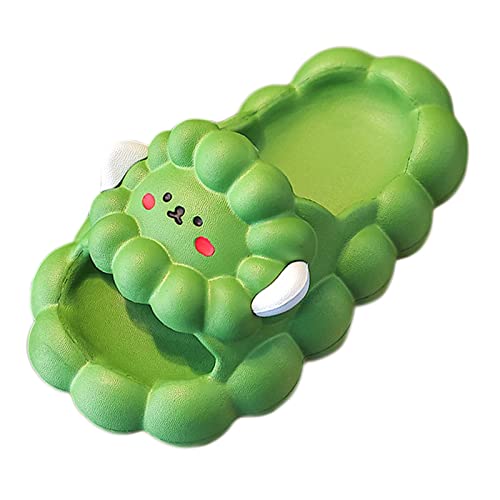 Cute Slide Sandals Kawaii Slippers Non-Slip Bathroom Spa Shower Sandals Comfort Lightweight Summer Water Shoes