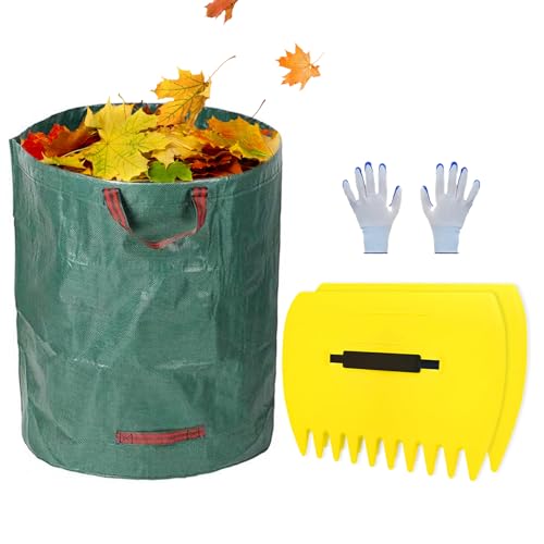 Grands râteaux à Main - Palettes à Feuilles | Râteaux à La Main | Râteau De Feuilles Avec Cuillères - Râteau De Jardin Ergonomique Portable Pour Feuilles, Coupes Et Ordures