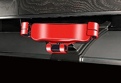 Support de téléphone pour Audi A8L 2018-2023 : l'élégance aluminium rouge et rotation 360°