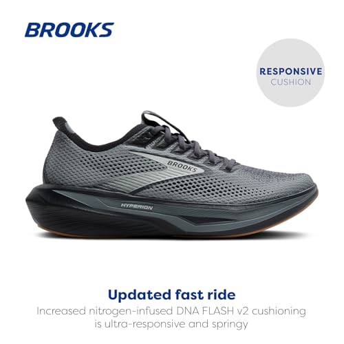 Brooks Brooks Men’s Hyperion 3 Neutral Running Shoe - Primer/Ebony/Oyster - 9.5 Medium