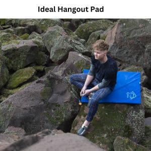 Asana Rock Star - Supplemental Bouldering Crash Pad - Sit Start Bouldering Mat, Climbing Crash Pad Gap Cover, Sport Mat & Essential Bouldering Gear (36\" x 23\" x 1\") Made in USA (Cool) - Thumbnail 6