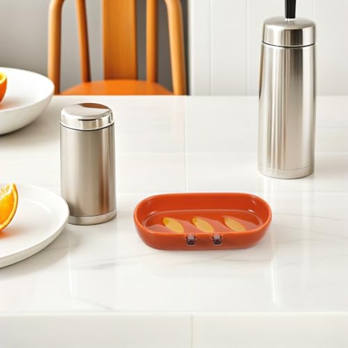 Cuenco de cerámica compacto para organizar salsas y decorar cocinas con poco espacio 7