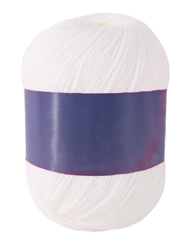 Fil coton mélangé 2 mm anti-dédoublage à 3 plis pour un crochet facile et précis
