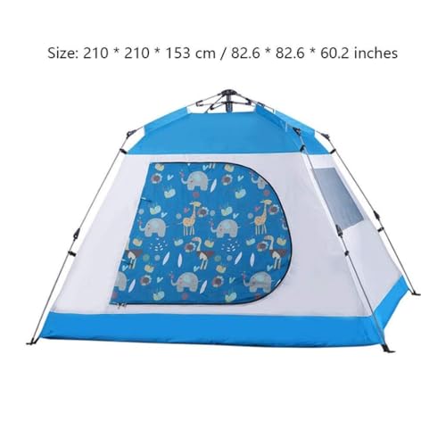 Carpa impermeable para camping 3-4 personas fácil de montar miniatura 2
