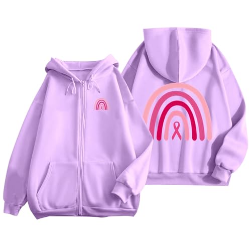 Sweat cancer du sein zippé pour femme, le confort quotidien garanti