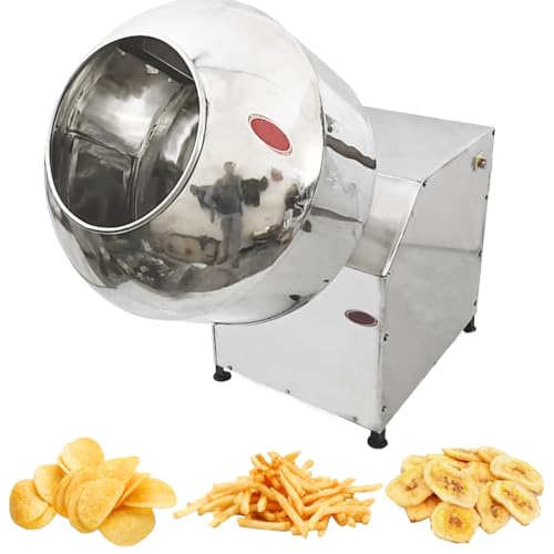 SWADESI KRAFTS Stainless-Steel Masala Coating Pan Machine Wi...