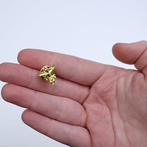 Image of Needzo Guardian Angel Lapel Pin, Loss of Loved One Accessory, 0.625 inch (Pack of 3)