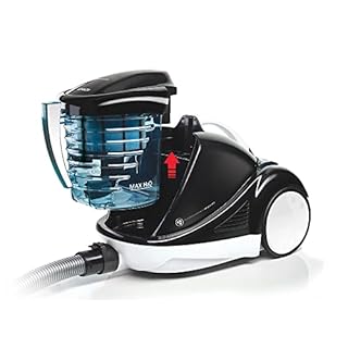 Polti Forzaspira Lecologico Aqua Allergy Natural Care, Aspirapolvere Senza Sacco con Filtro ad acqua, Filtro Hepa H13, 6 Accessori, Bianco e Nero