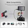 Brazo Mágico para Cámara con Doble Rótula y Tornillos 1/4", Brazo de Aluminio con Rotación 360° para Monitor de Campo, Luz LED, Micrófono, Jaula o Trípode (62003) 6