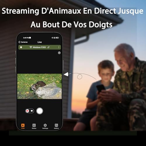 Caméra de chasse double antenne pour éviter les pertes de signal en forêt - 6