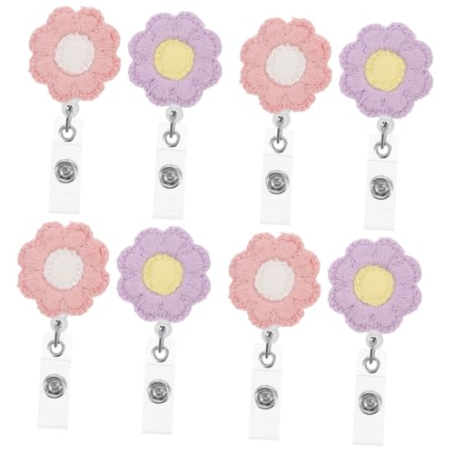 Porte-badges robustes en lot de 4 avec enrouleur fluide pour badge nominatif