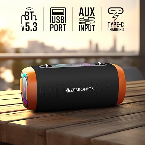 ZEBRONICS Sound Feast 85, 30W, Orange - Image 5