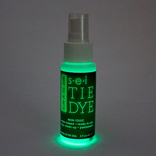 S.e.i Glow In The Dark Tie Dye Spray Bottle, 2- Ounces, Fabric Spray Dye #TOP2