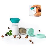 VIELSEITIG: Nutze den wiederverwendbaren Gewürzstreuer für Salz, Kräutersalz, Zucker & Zimt, Kaffeegewürz, der Mini sorgt bei Vesper und Proviant für die richtige Würze.