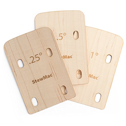 StewMac Bass Neck Shims Set of 3