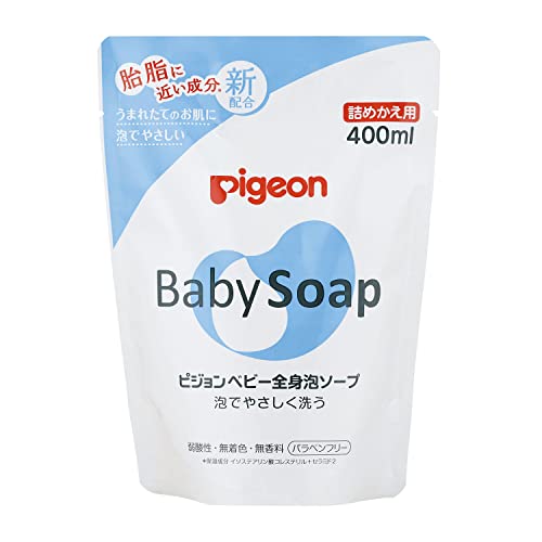 Pigeon Baby Whole Body Foam Soap 400ml recharge savon mousse bebe