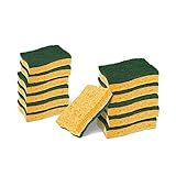 scotch brite estropajo con esponja Usos múltiples: el estropajo es ideal para ollas, sartenes, fogones, herramientas de jardinería y parrillas