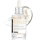 Ocaion Silk Peptide Lifting Ampoule – Peptide Face Serum with Collagen & Niacinamide – Hydrating Essence for Dry Sensitive Skin, Fine Lines & Dehydrated Skin – Korean Skincare 1.76 fl oz (Unscented)