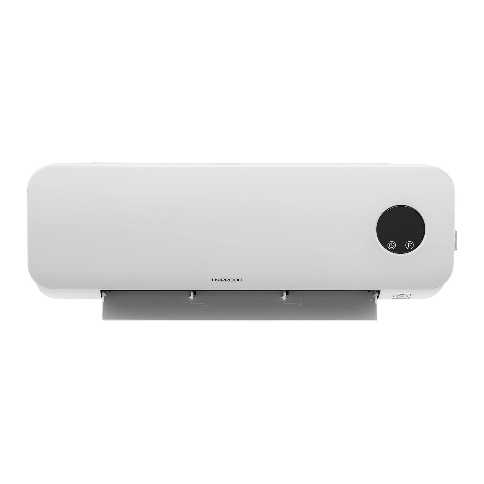UNI_HEATER_10 - Termoventilatore in ceramica, da 10 a 49 °C, 1.000 W/2.000 W, telecomando, riscaldatore elettrico, termoventilatore in ceramica
