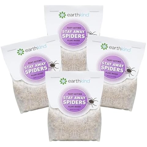 Stay Away Spiders Deterrent Pouches - Indoor Spider Deterrent for Attic, Crawl Space, Window Sill & More - with Plant-Based Ingredients & Essential Oils - 4-Pack Cover