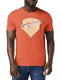100 Prozent Baumwolle camel active Herren H 1/2 Arm T-Shirt, Orange, (Herstellergröße: XX-Groß )