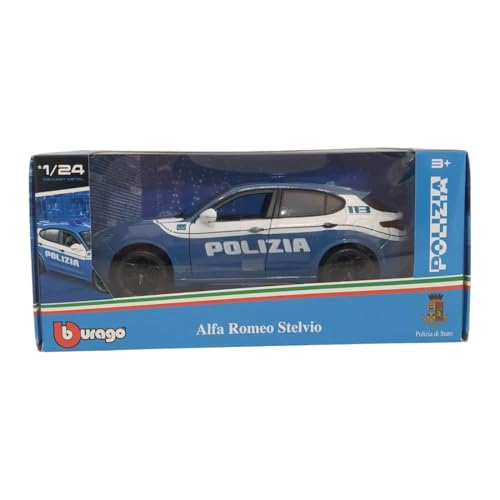 BURAGO Alfa Romeo Stelvio Police - Échelle 1:24
