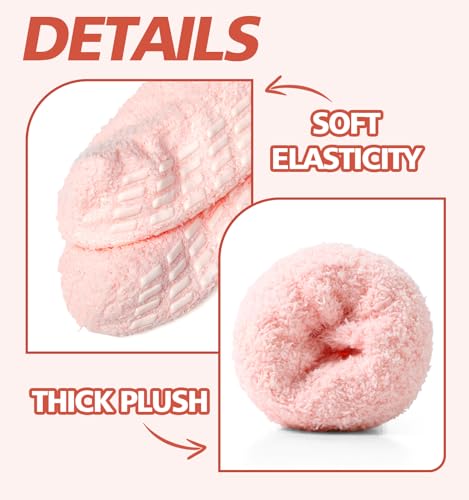 Image of Slipper Socks for Women Men Grip Hospital Socks with Grips Fuzzy Non Slip Warm Womens Gifts