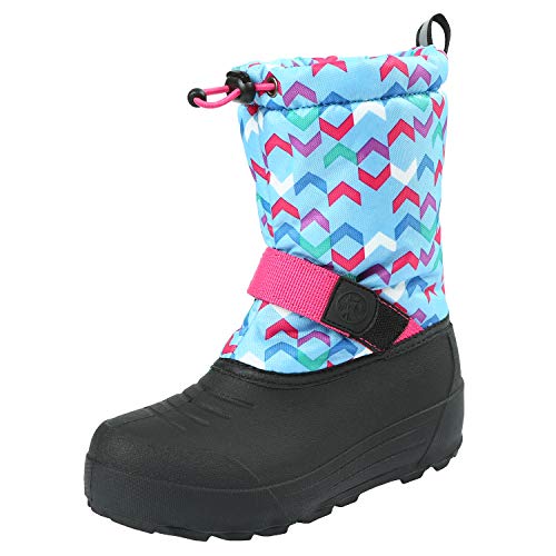 Image of Northside Frosty Insulated Winter Snow Boots for Girls and Boys with Rugged, Water Resistant Nylon Upper, Quick-Drying Lining, Removable EVA Insole, and Durable TPR Outsole