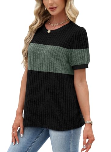 55% Off Sipaya Women's Short Sleeve Sweater Tunic Top