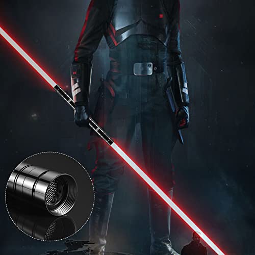 Lischwert Lightsaber, Rgb 15 Colors Metal Hilt Lightsabers, Smooth Swing Usb Rechargeable Light Saber Sword With 10 Sounds Effect For Adults Kids Cosplay (102Cm Black) #TOP6
