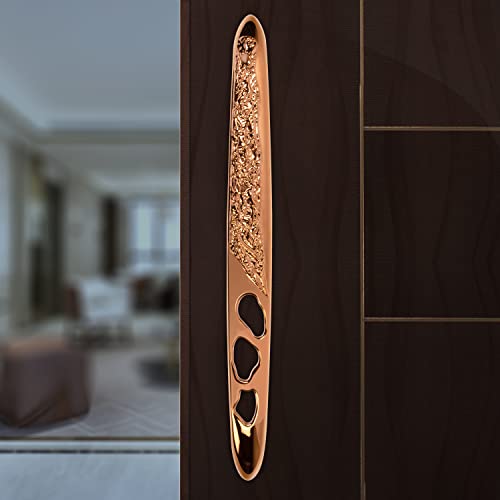 Image of Plantex Heavy Duty Door Handle for Main Door /13-inches Main Door Handle /Pull Push Handle for Home /Hotel /Office - Pack of 1 (311-PVD Rose Gold Finish) - 3 Years Warranty