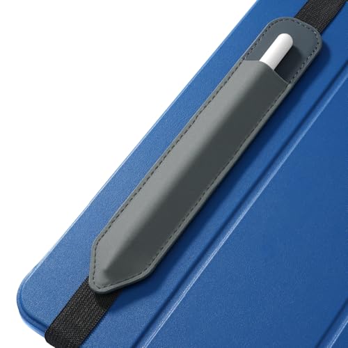 Image of MoKo for Apple Pencil Case, Apple Pencil Holder with Elastic Band, Detachable Elastic Pocket for Stylus Pen Attached to iPad Case, Dark Gray