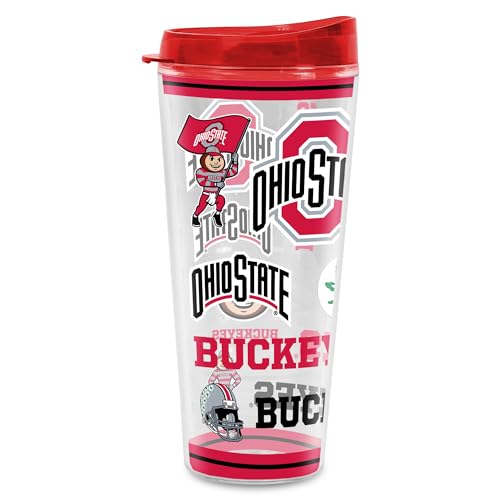 Image of Rico Industries NCAA College Double Wall Mayhem 16oz Or 20oz Tritan Tumbler W Lid