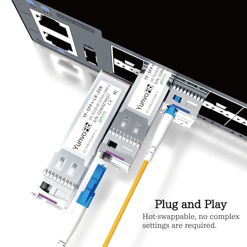 Image of 10G BiDi SFP+ Module 20km - 10GBase BiDi SFP+ Module 1270nm TX 1330nm RX & BiDi SFP+ Transceiver 1330nm TX 1270nm RX, LC Single Mode SFP+ Module DDM for Cisco Mikrotik Ubiquiti