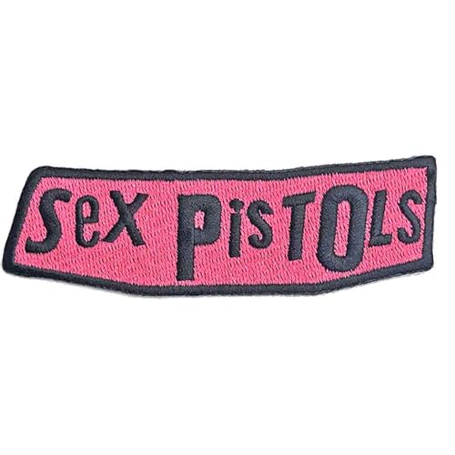 The Sex Pistols Patch Band Logo Nouveau Officiel Embroidered Woven Iron On Size One Size