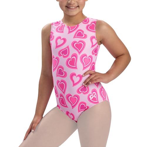 Image of GK Stars Gymnastics & Dance Leotard for Girls and Toddlers - Activewear One Piece Outfit in Fun Colorful Prints