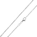 Produktbild MATERIA 925 Silber Kugelkette lang 6,2g - 2mm Damen Halskette Collier in 40 45 50 60 70 cm + Box #K38, Länge Halskette:45 cm