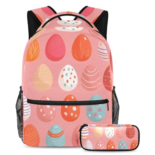 Trousse à crayons pour étudiants et sac à dos enfants rose contre le désordre