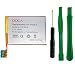 Replacement Battery for Apple iPod Touch 5th Gen, DOCA 3.7V Li-Polymer Rechargeable Battery with Opening Pry Tool Kits - Compatible with iPod Touch 6th Generation