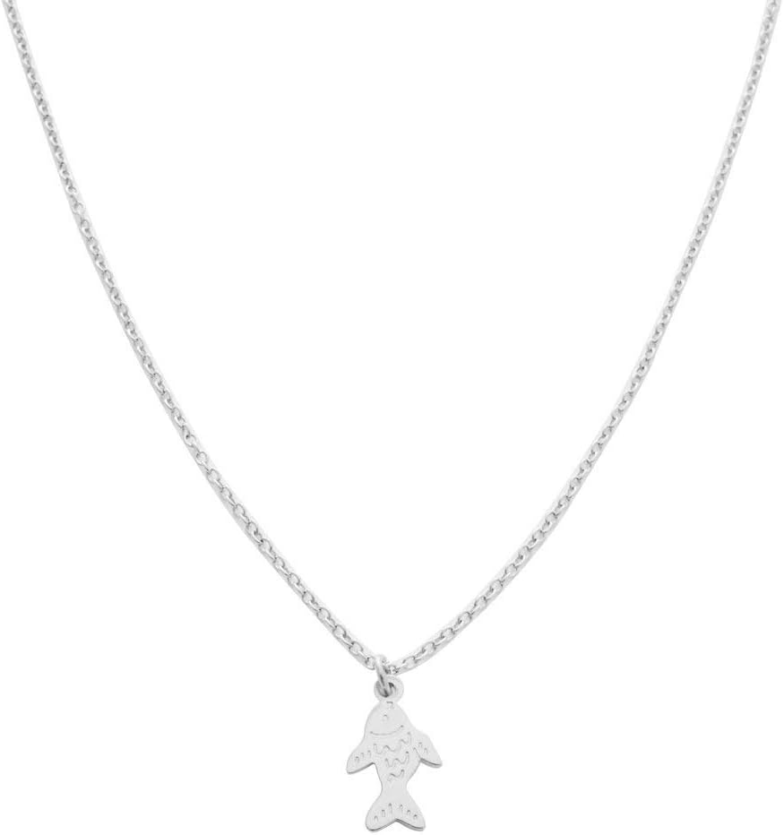 Honeycat Magic Charm Taiyaki Fish Necklace in Gold, Rose Gold, or Silver | Minimalist, Delicate Jewelry
