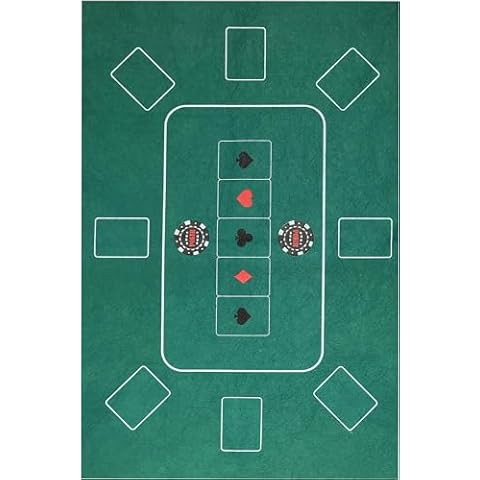 Tapis de poker vert Posten Anker Cover