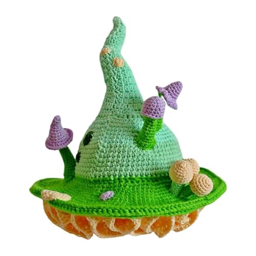 Chapeau champignon en tricot souple pour un cosplay confortable sans irritation