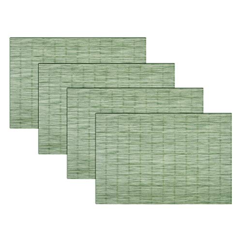 Pigchcy Countryside Placemats Set Of 4 Woven Heat-Resistant Placemats Washable Easy To Clean Table Mats For Dining Room And Decor (Pear Green) #TOP8