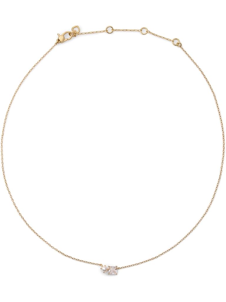 Gold Kate Spade New York Signature Solitaire Pendant