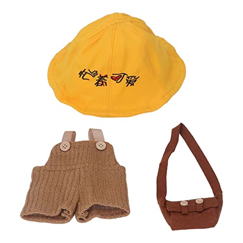 SUNGOOYUE Bear Doll Clothes - Washable Soft Stuffed Toys with Cute Lint Bear Accessories for 30cm Dolls