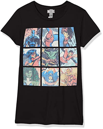 Marvel Girl's Pastel Heroes T-Shirt