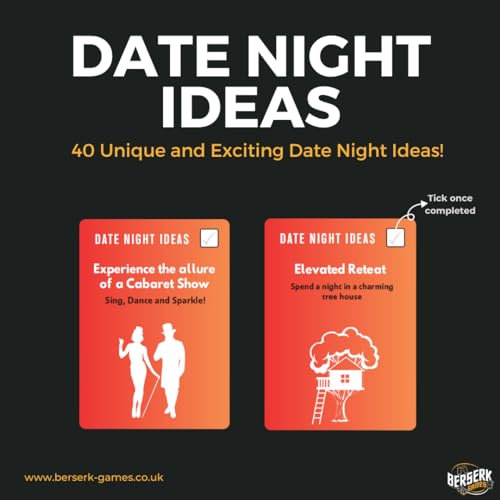 Berserk Games Date Night Card Game for Couples, 160 Fun & Flirty Questions, Dares & Challenges - Image 2