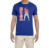 Blue Denver Bo Nix Bolieve T-Shirt Adult Large